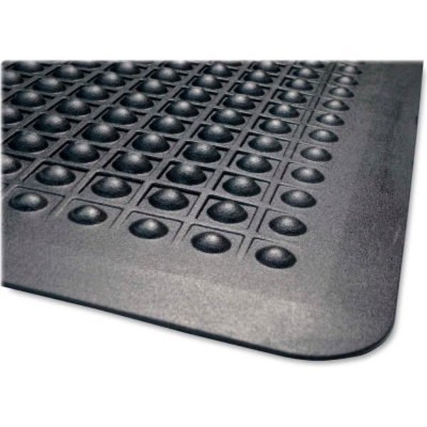 Sp Richards Genuine Joe Flex Step Anti Fatigue Mat 3/8" Thick 2' x 3' Black GJO02146